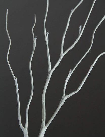 LED Birch Tree Light Set - 4ft, 6ft, 8ft Trees with Warm White Lights - Indoor Outdoor Christmas Wedding Party Decorations (3-Pack)