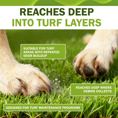 Kennel & Turf Care- Floor Cleaner, Synthetic Pet Turf Cleaner, Deodorizer & Drain Maintainer (Concentrated)- 1/2 Gallon