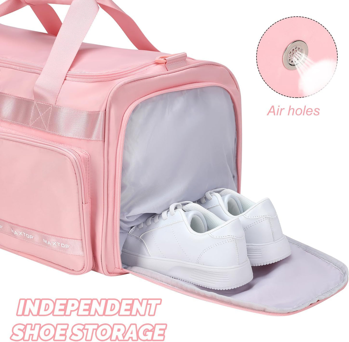 Large Gym Bag for Women Men Duffle Bag With Wet Dry Separation