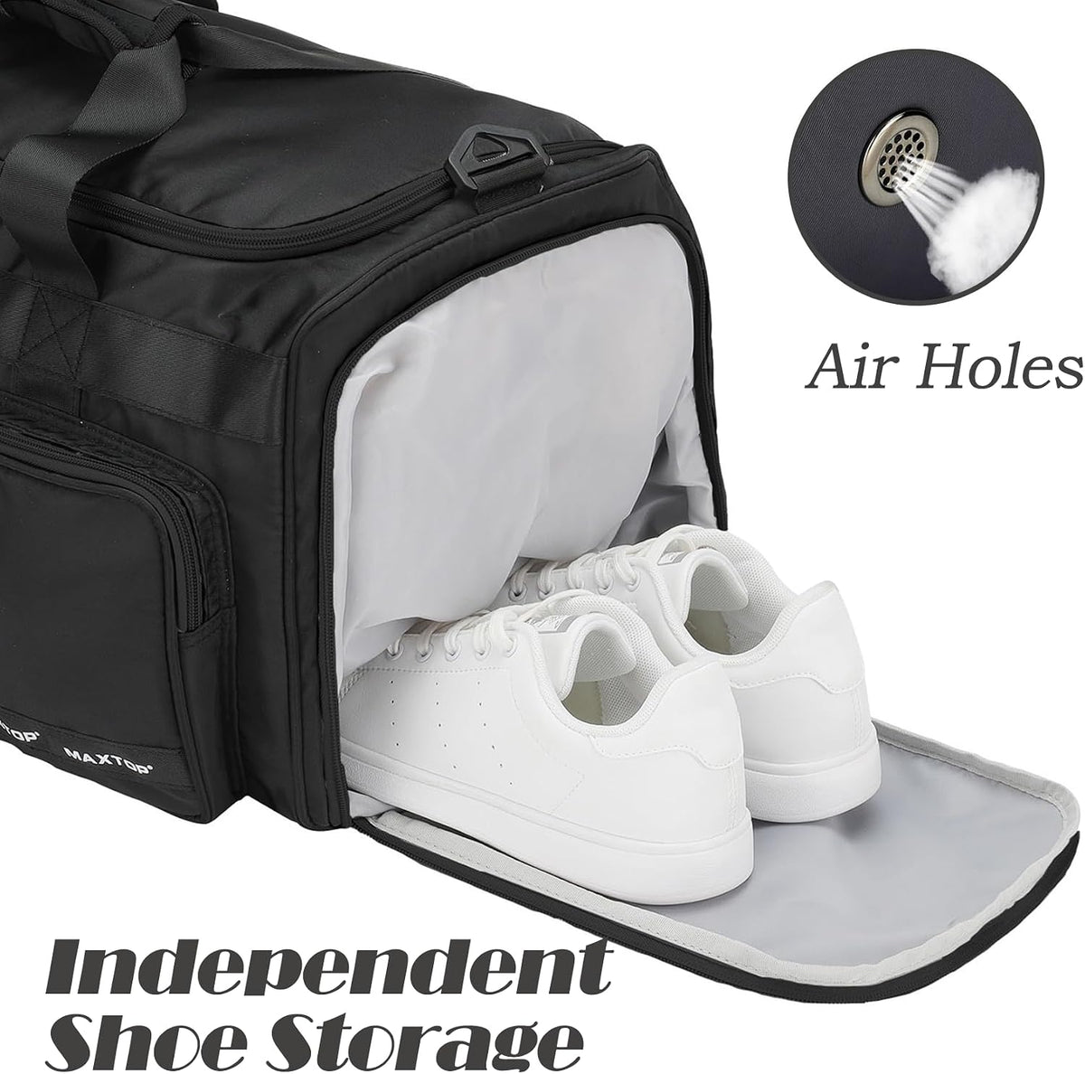 Large Gym Bag for Women Men Duffle Bag With Wet Dry Separation