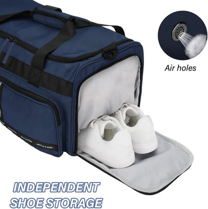 Large Gym Bag for Women Men Duffle Bag With Wet Dry Separation