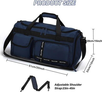 Large Gym Bag for Women Men Duffle Bag With Wet Dry Separation