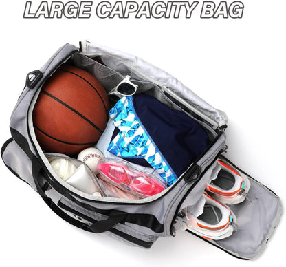 Large Gym Bag for Women Men Duffle Bag With Wet Dry Separation