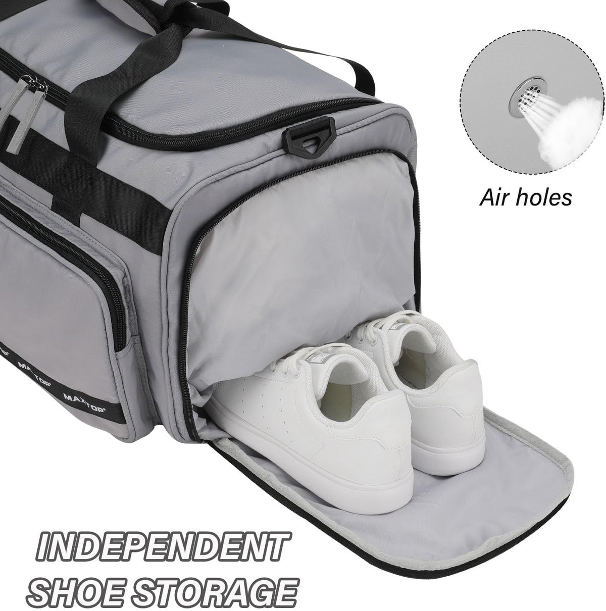 Large Gym Bag for Women Men Duffle Bag With Wet Dry Separation