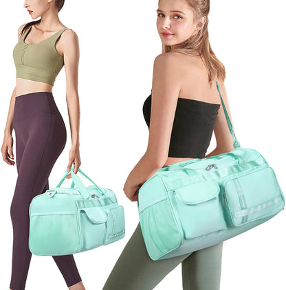 Large Gym Bag for Women Men Duffle Bag With Wet Dry Separation