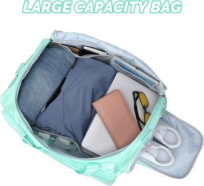 Large Gym Bag for Women Men Duffle Bag With Wet Dry Separation