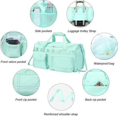Large Gym Bag for Women Men Duffle Bag With Wet Dry Separation