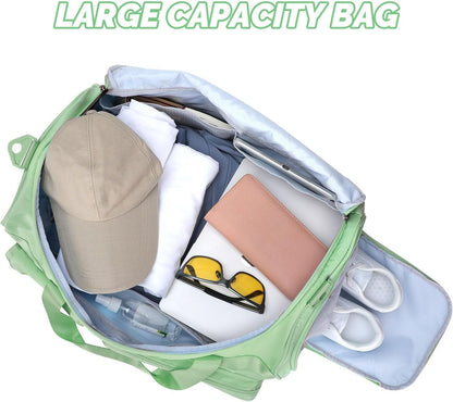 Large Gym Bag for Women Men Duffle Bag With Wet Dry Separation
