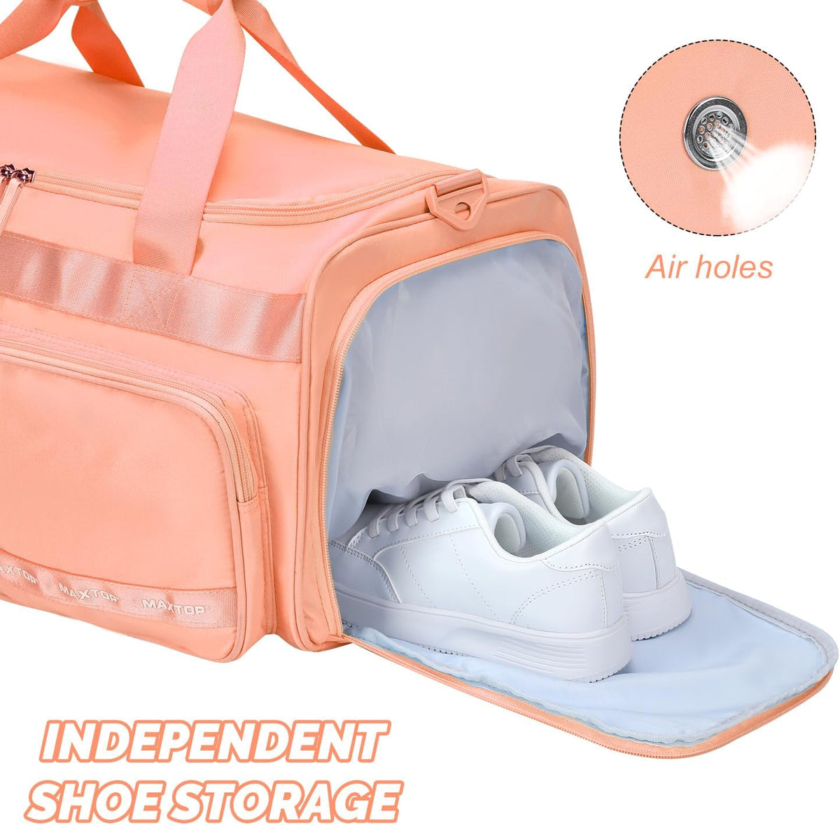 Large Gym Bag for Women Men Duffle Bag With Wet Dry Separation