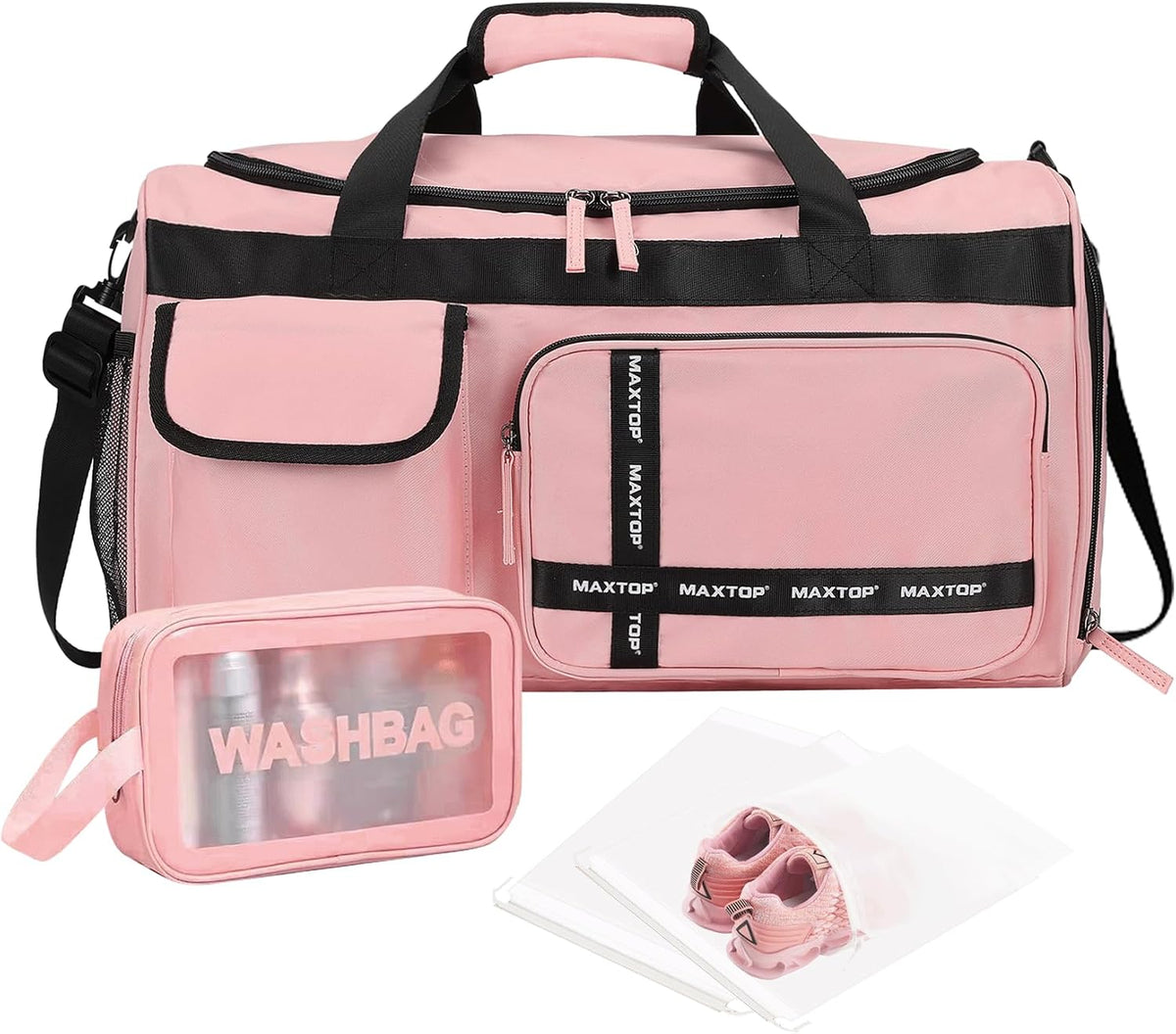 Large Gym Bag for Women Men Duffle Bag With Wet Dry Separation