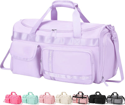 Large Gym Bag for Women Men Duffle Bag With Wet Dry Separation