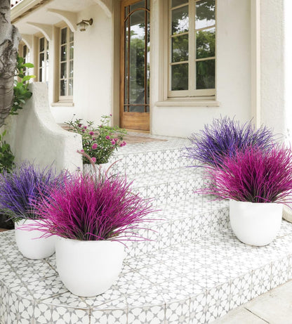 12Pcs Artificial Fall Mum Flower Plant Outdoors Faux Plastic Shrub