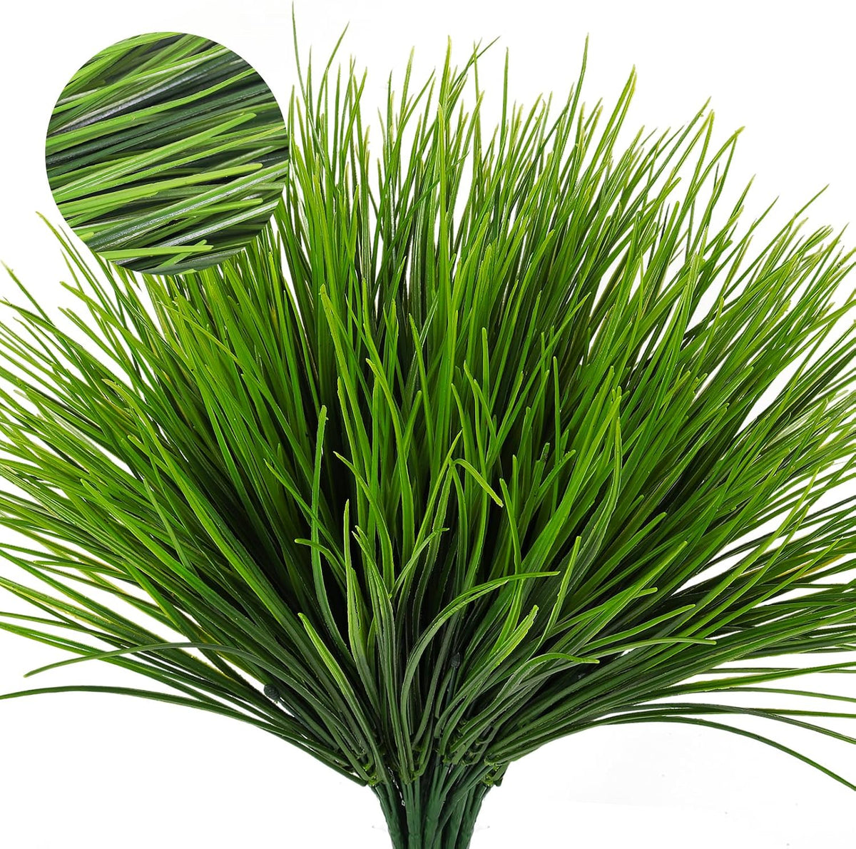 12Pcs Artificial Fall Mum Flower Plant Outdoors Faux Plastic Shrub
