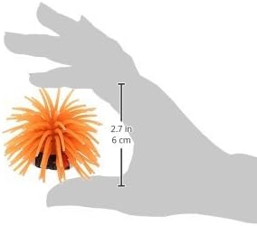 Artificial Aquarium Fish Tank Decoration Silicone Sea Anemone Artificial Fish Tank Ornament Decoration (White)