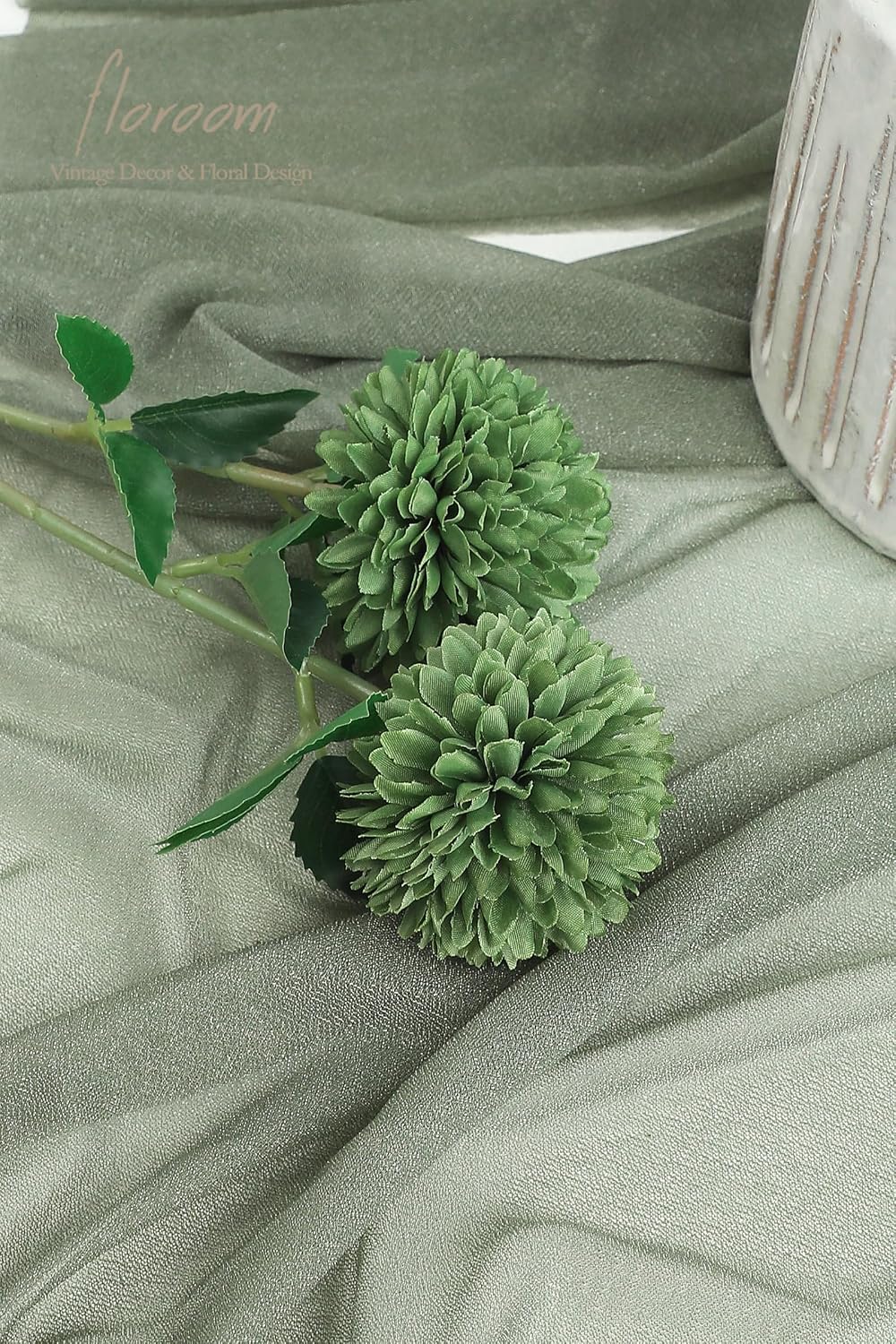 12pcs Lilac Faux Silk Mums Artificial Flowers Bulk Fake Chrysanthemums with Stems for DIY Wedding Table Centerpieces Floral Arrangements Vase Fillers Home Decorations