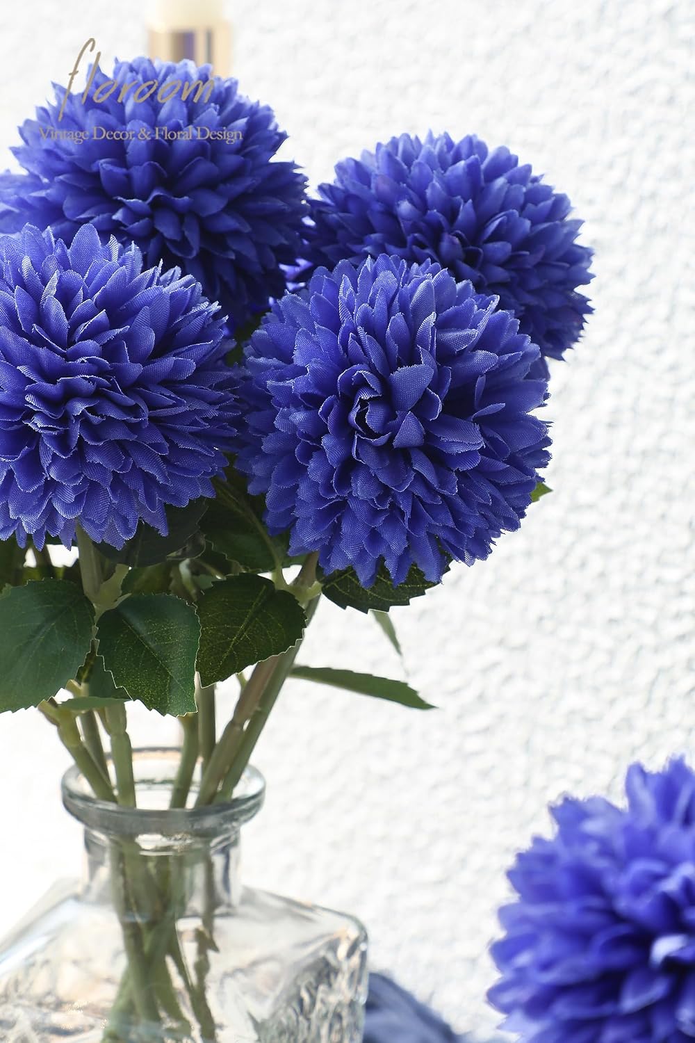12pcs Lilac Faux Silk Mums Artificial Flowers Bulk Fake Chrysanthemums with Stems for DIY Wedding Table Centerpieces Floral Arrangements Vase Fillers Home Decorations