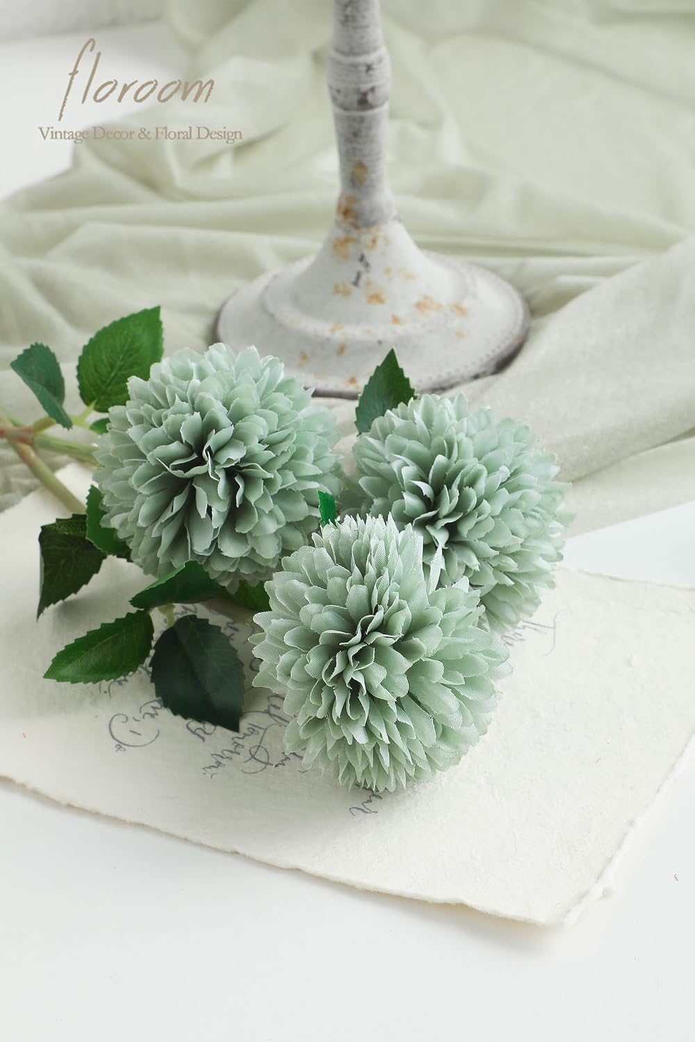 12pcs Lilac Faux Silk Mums Artificial Flowers Bulk Fake Chrysanthemums with Stems for DIY Wedding Table Centerpieces Floral Arrangements Vase Fillers Home Decorations