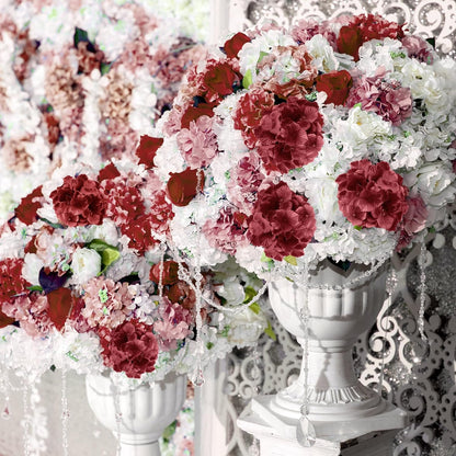 100 Pcs Hydrangea Artificial Flowers Bulk 7.48 Inch Artificial Hydrangeas with Removable Stems Faux Flowers Wedding Decor for Home Garden Party Decoration DIY Project (Lavender)