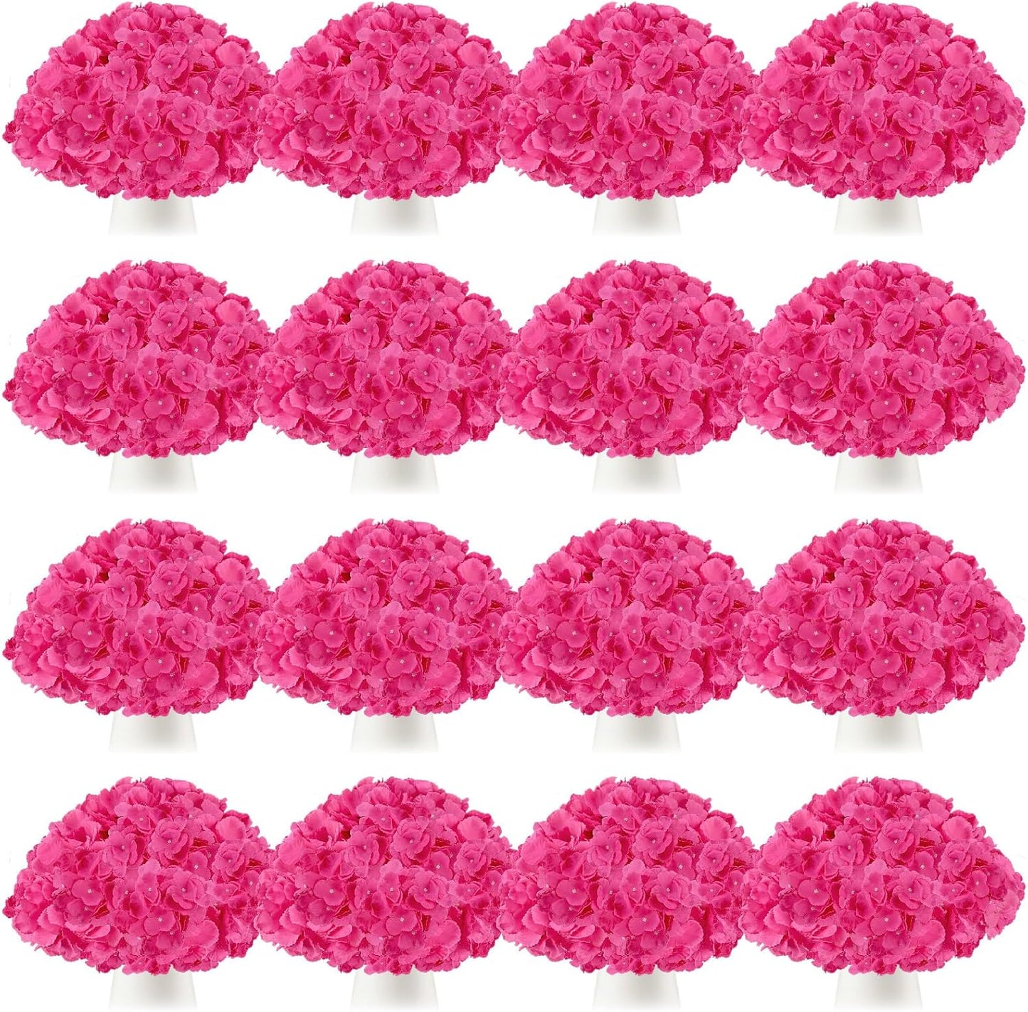 100 Pcs Hydrangea Artificial Flowers Bulk 7.48 Inch Artificial Hydrangeas with Removable Stems Faux Flowers Wedding Decor for Home Garden Party Decoration DIY Project (Lavender)