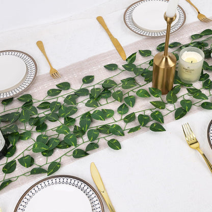 Fake Vines for Room Decor 24 Pack 168ft Artificial Ivy Greenery Garland for Bedroom Wall Decor, Hanging Green Leaves for Party Wedding Christmas Decoration