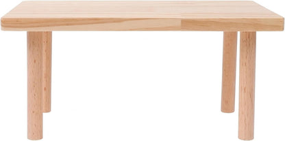 Hamster Play Platform Wooden Cage Accessory for Small Hamsters, Natural Multi-Level Climbing Playground & Rest Area, Enrichment Habitat Decor for Dwarf Syrian Hamsters