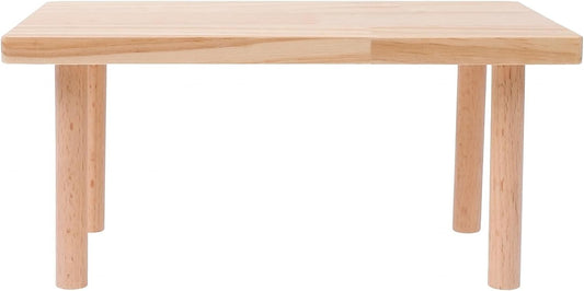Hamster Play Platform Wooden Cage Accessory for Small Hamsters, Natural Multi-Level Climbing Playground & Rest Area, Enrichment Habitat Decor for Dwarf Syrian Hamsters