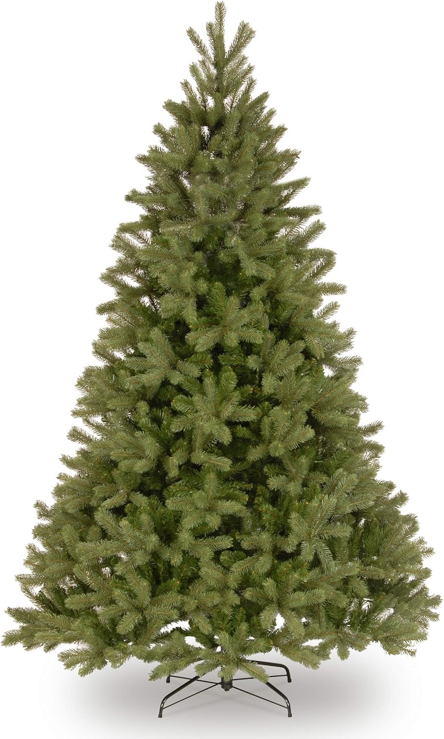 7.5ft Unlit Downswept Douglas Fir Christmas Tree | 1,867 Tips, Includes Stand, Artificial, Green