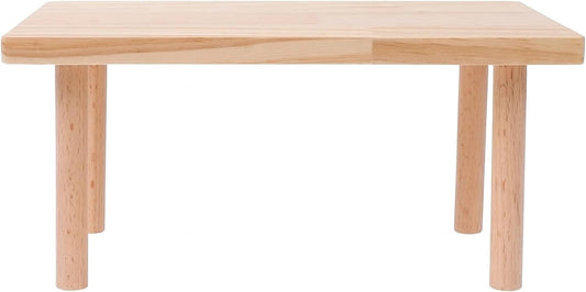 Hamster Play Platform Wooden Cage Accessory for Small Hamsters, Natural Multi-Level Climbing Playground & Rest Area, Enrichment Habitat Decor for Dwarf Syrian Hamsters