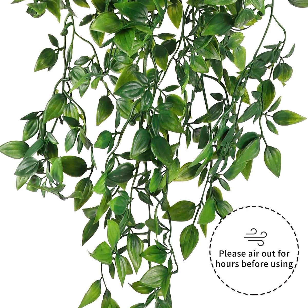 Fake Hanging Plants, Artificial Small Potted Plants for Indoor Outdoor Aesthetic Office Living Room Shelf Decor (1 Pack)