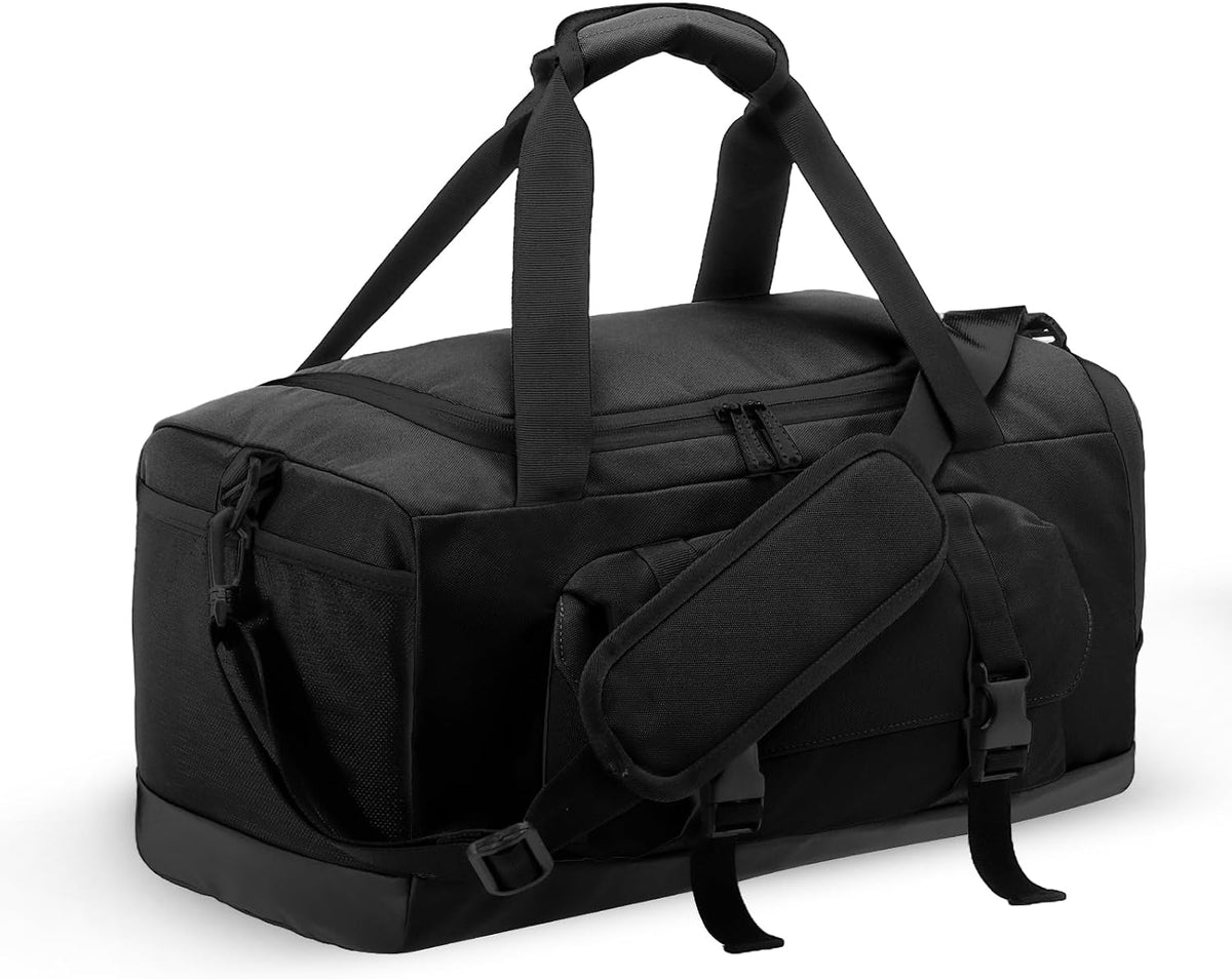 Gym Bag for Women & Men, Sports Travel Duffel Bag with Shoe Compartment and Wet Pocket, Anti-Theft Carry On Weekender Bag for Airplane, Water Resistant Workout Overnight Bag for Travel Gym