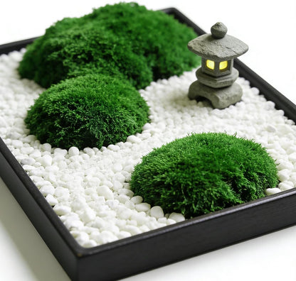 3.5 Oz Fluffy Cloud-Like Artificial Moss, Craft Use Simulated Moss for Indoor Potted Landscaping, Fairy Garden Decor, Terrarium, Miniature & Model Scene Design (Light Green)