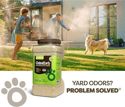 ® Artificial Turf Cleaner & Pet Odor Eliminator Premium Bundle – 8LBS OdorZorb, 1 Gal PE-51, 32oz PE-51 w/Nozzle – for Turf, Grass, Litter Box – Organic & Natural