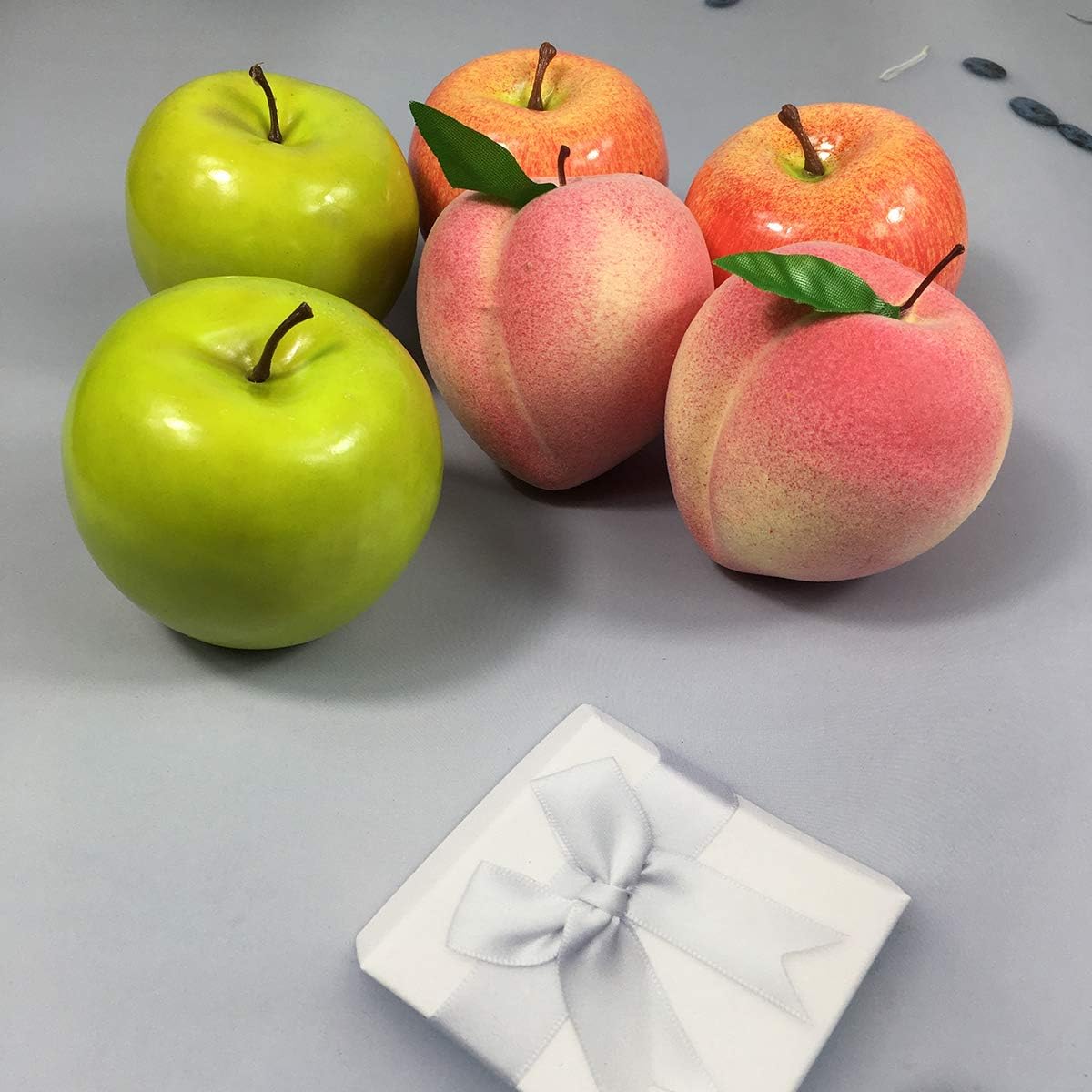 Artificial Fruit Fake Simulation Fruit for Home Kitchen Party Photography Prop Wedding Decoration (12Pcs Mix)