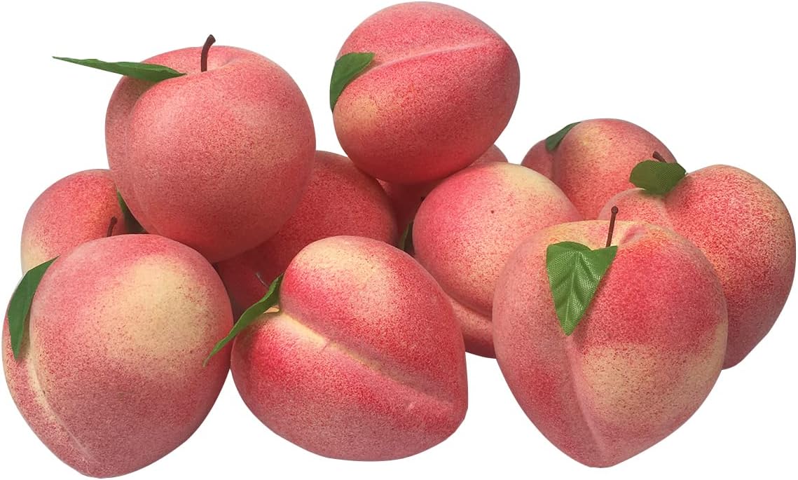 Artificial Fruit Fake Simulation Fruit for Home Kitchen Party Photography Prop Wedding Decoration (12Pcs Mix)