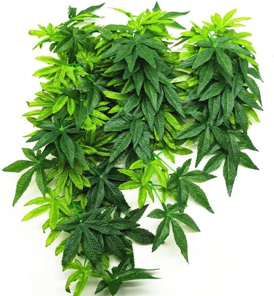 40cm/16in Aquarium Decorations Artificial Plants Fake Plastic Water Grass for Fish Tank Aquarium Decor Hanging Plants