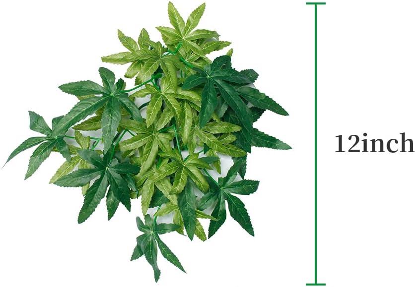 40cm/16in Aquarium Decorations Artificial Plants Fake Plastic Water Grass for Fish Tank Aquarium Decor Hanging Plants