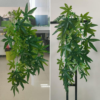 40cm/16in Aquarium Decorations Artificial Plants Fake Plastic Water Grass for Fish Tank Aquarium Decor Hanging Plants