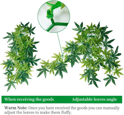 40cm/16in Aquarium Decorations Artificial Plants Fake Plastic Water Grass for Fish Tank Aquarium Decor Hanging Plants