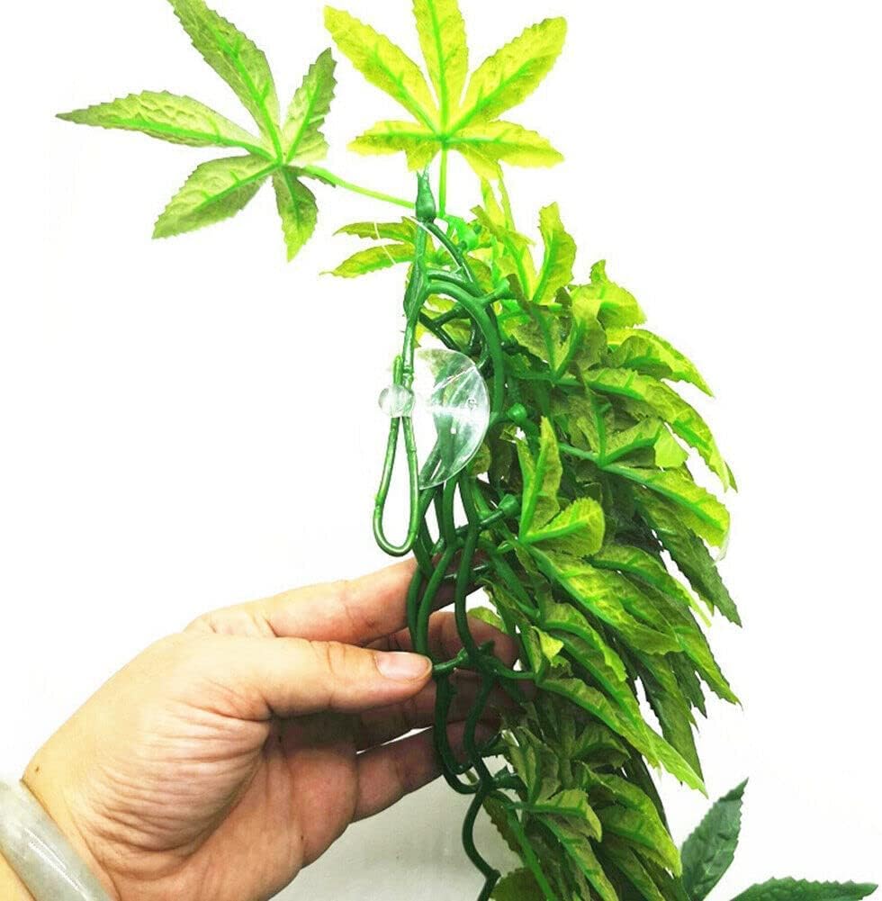 40cm/16in Aquarium Decorations Artificial Plants Fake Plastic Water Grass for Fish Tank Aquarium Decor Hanging Plants