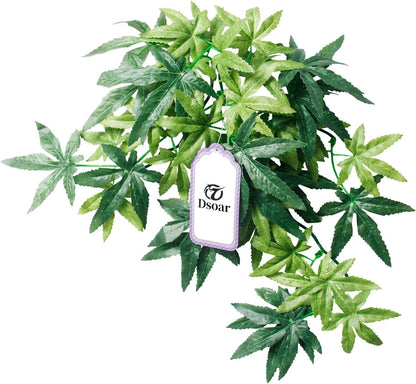 40cm/16in Aquarium Decorations Artificial Plants Fake Plastic Water Grass for Fish Tank Aquarium Decor Hanging Plants