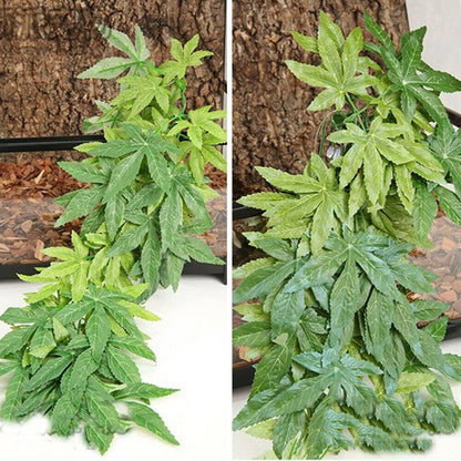 40cm/16in Aquarium Decorations Artificial Plants Fake Plastic Water Grass for Fish Tank Aquarium Decor Hanging Plants