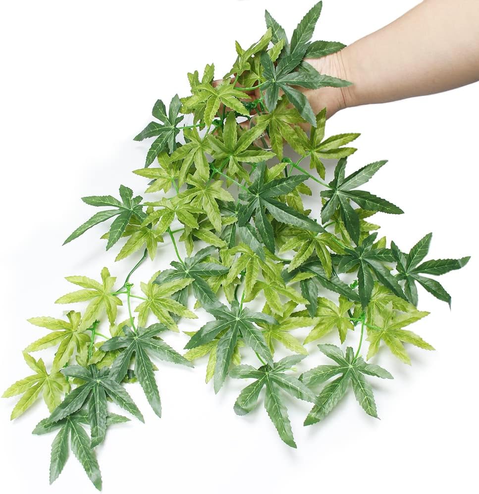 40cm/16in Aquarium Decorations Artificial Plants Fake Plastic Water Grass for Fish Tank Aquarium Decor Hanging Plants