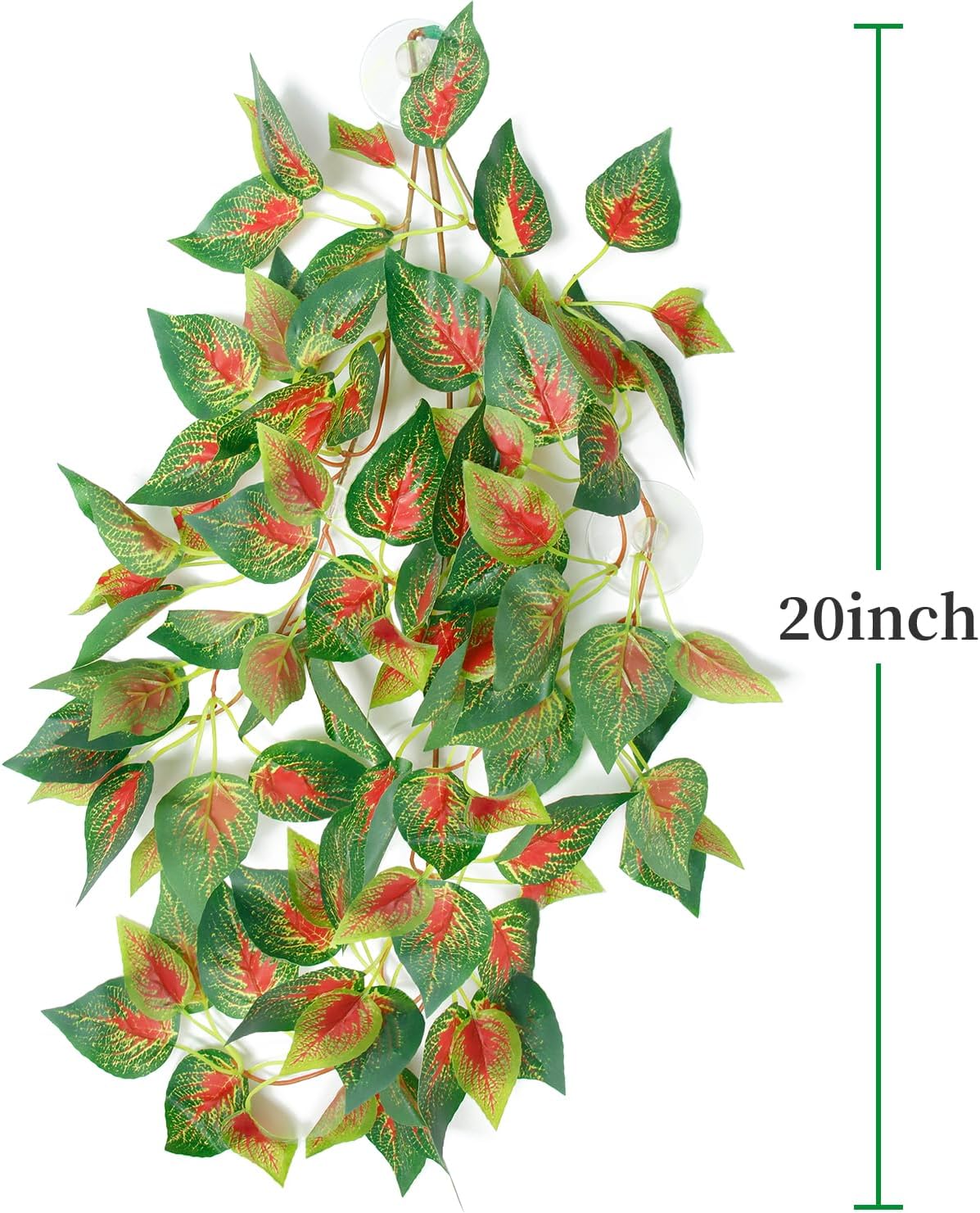 40cm/16in Aquarium Decorations Artificial Plants Fake Plastic Water Grass for Fish Tank Aquarium Decor Hanging Plants
