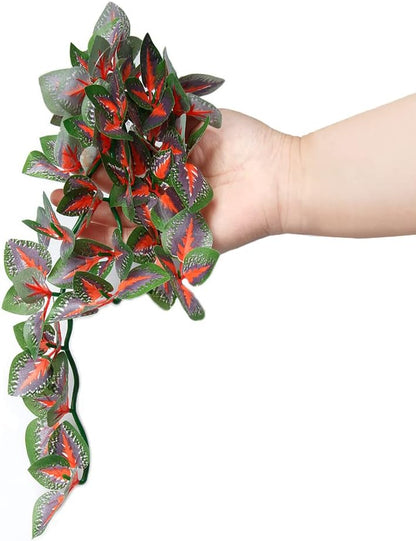40cm/16in Aquarium Decorations Artificial Plants Fake Plastic Water Grass for Fish Tank Aquarium Decor Hanging Plants