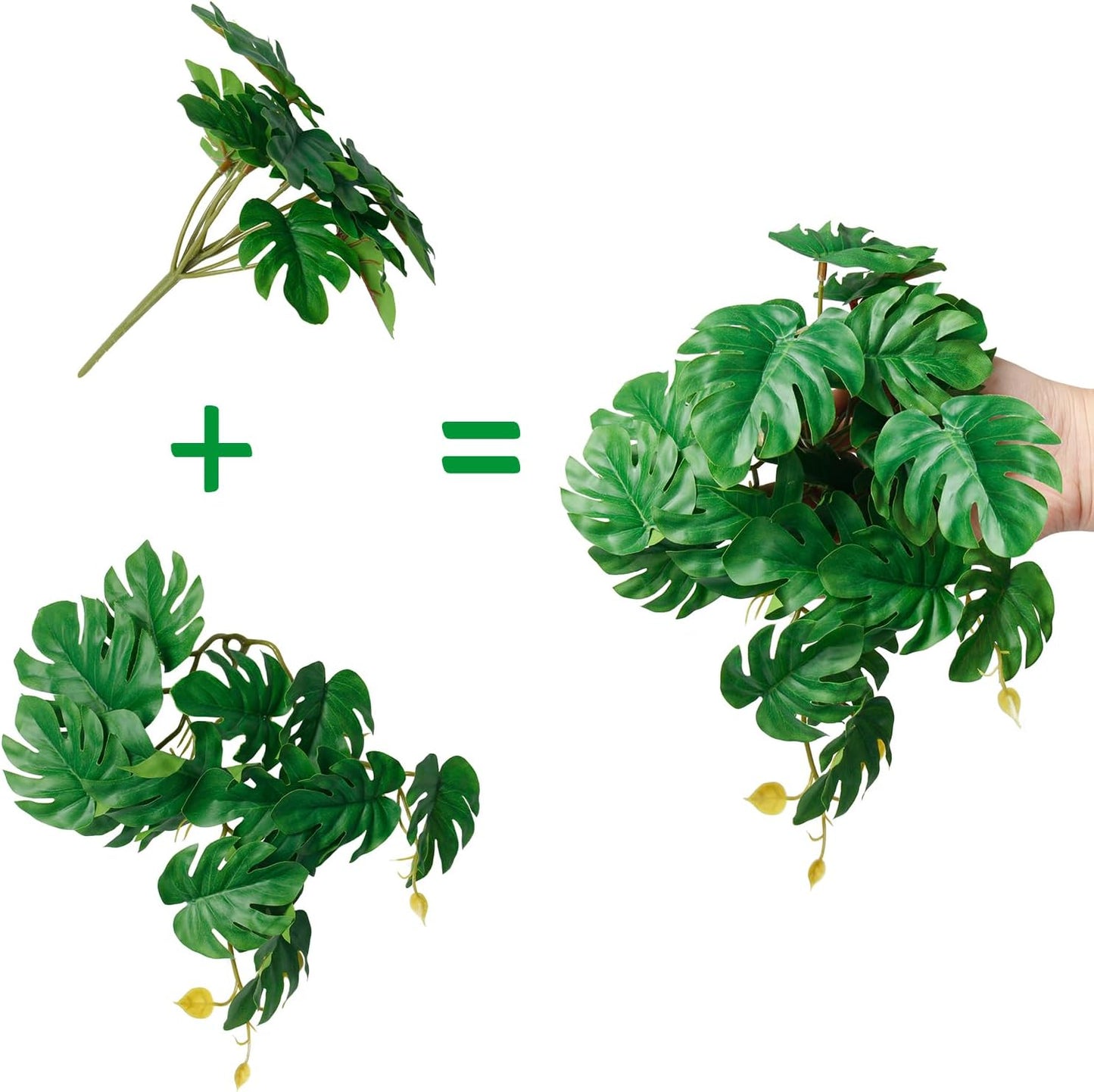 40cm/16in Aquarium Decorations Artificial Plants Fake Plastic Water Grass for Fish Tank Aquarium Decor Hanging Plants