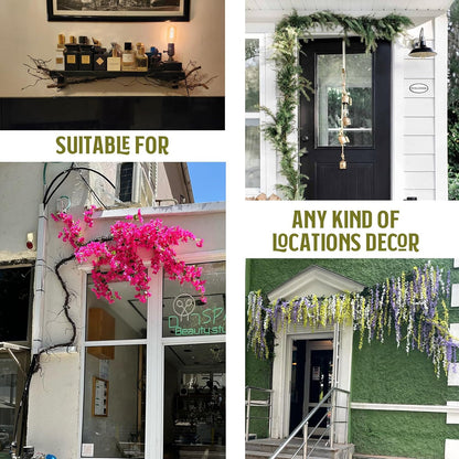 118" Bendable Artificial Grapevines Garland Tree Branches(L)