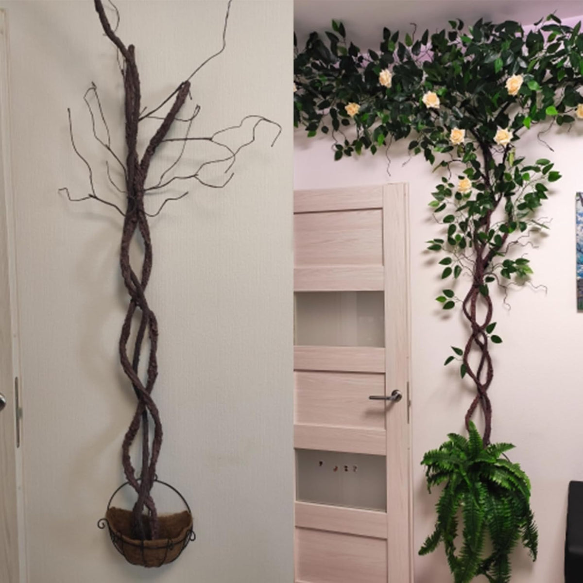 118" Bendable Artificial Grapevines Garland Tree Branches(L)