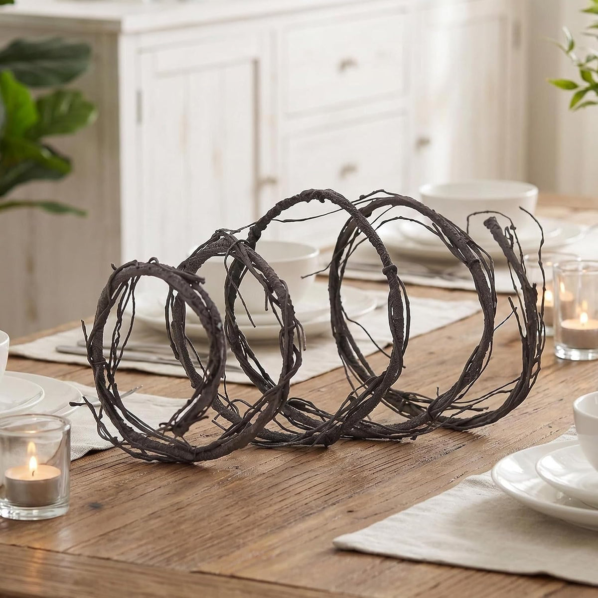 118" Bendable Artificial Grapevines Garland Tree Branches(L)