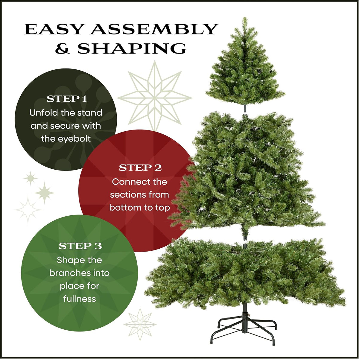 7.5ft Pre-Lit Winchester Pine Slim Christmas Tree
