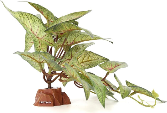 Reptile Fake Plants Terrarium Decor fit Leopard Gecko Snake